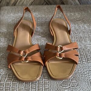 Aldo Tan Strappy Flat Sandals